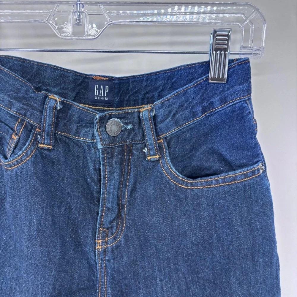 Gap Denim Jeans Kid's Size 10 Dark‎ Wash Regular Fit Original Blue